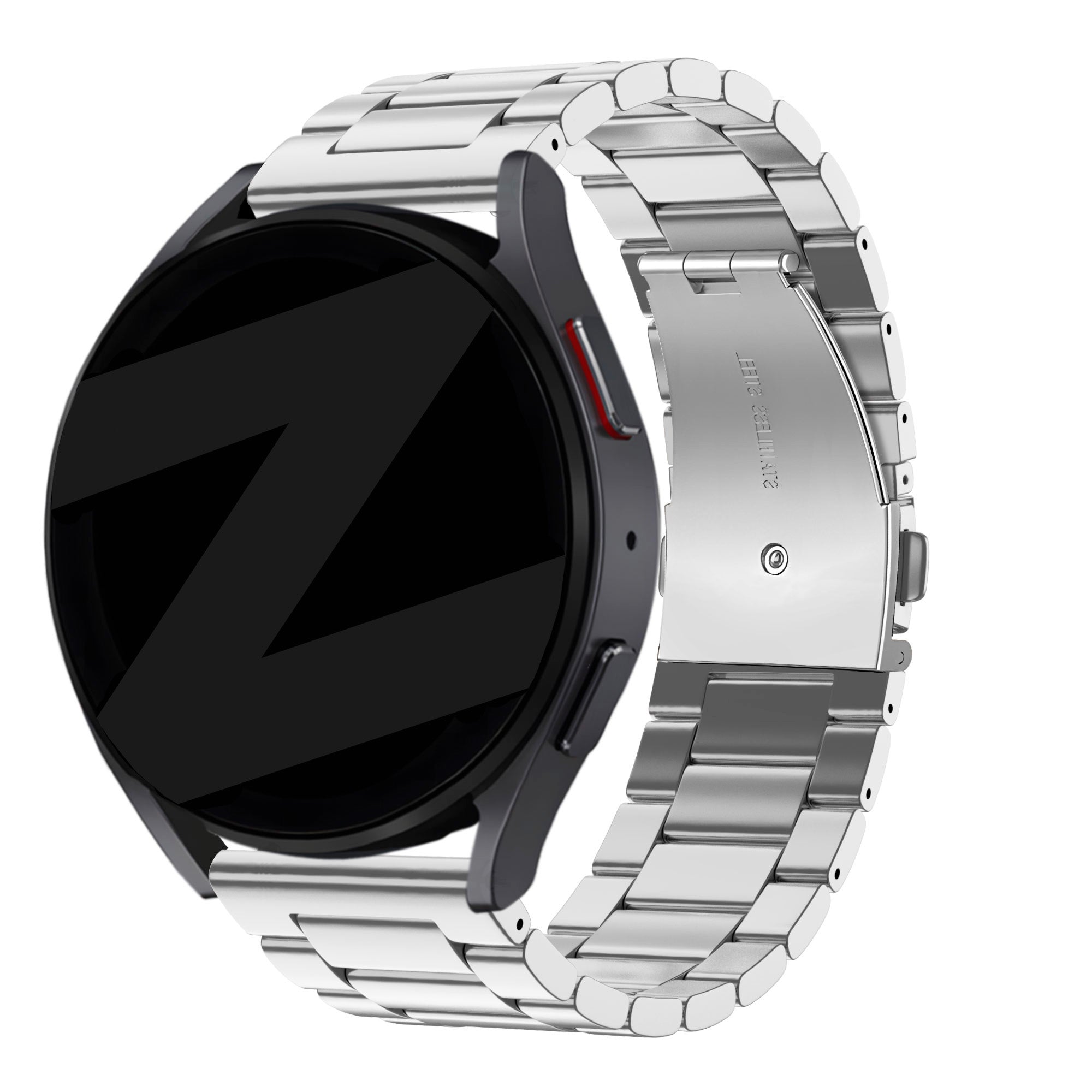 Bandz Bracelet acier 'Classic' Garmin Vivomove Trend (argent)