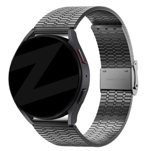 Bandz Garmin Forerunner 55 Adjustable Steel Strap (Black)