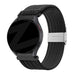 Bandz Amazfit GTS 4 (Mini) Woven Nylon Strap (Black)