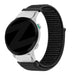 Bandz Bracelet nylon loop Garmin Fenix E (noir)