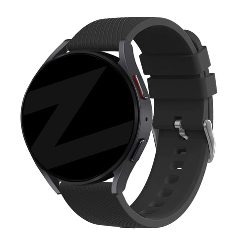 Bandz Bracelet silicone 'Deluxe' Oppo Watch X2 (noir)