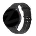Bandz Bracelet silicone avec motif floral Amazfit GTR Mini (noir)