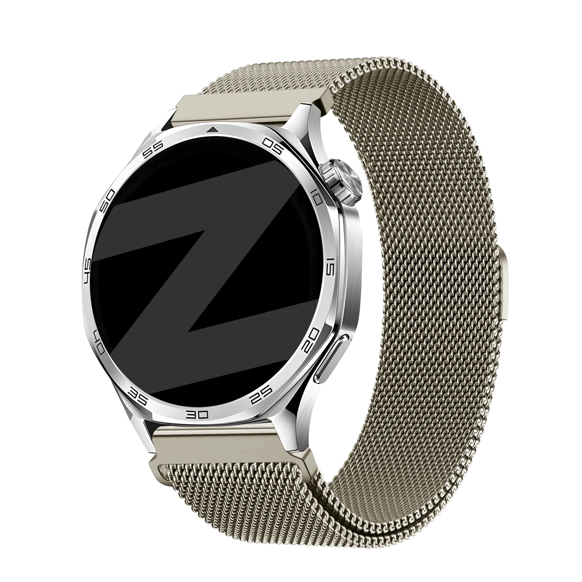 Bandz Suunto Vertical 'One Push' Milanese Strap (Titanium)