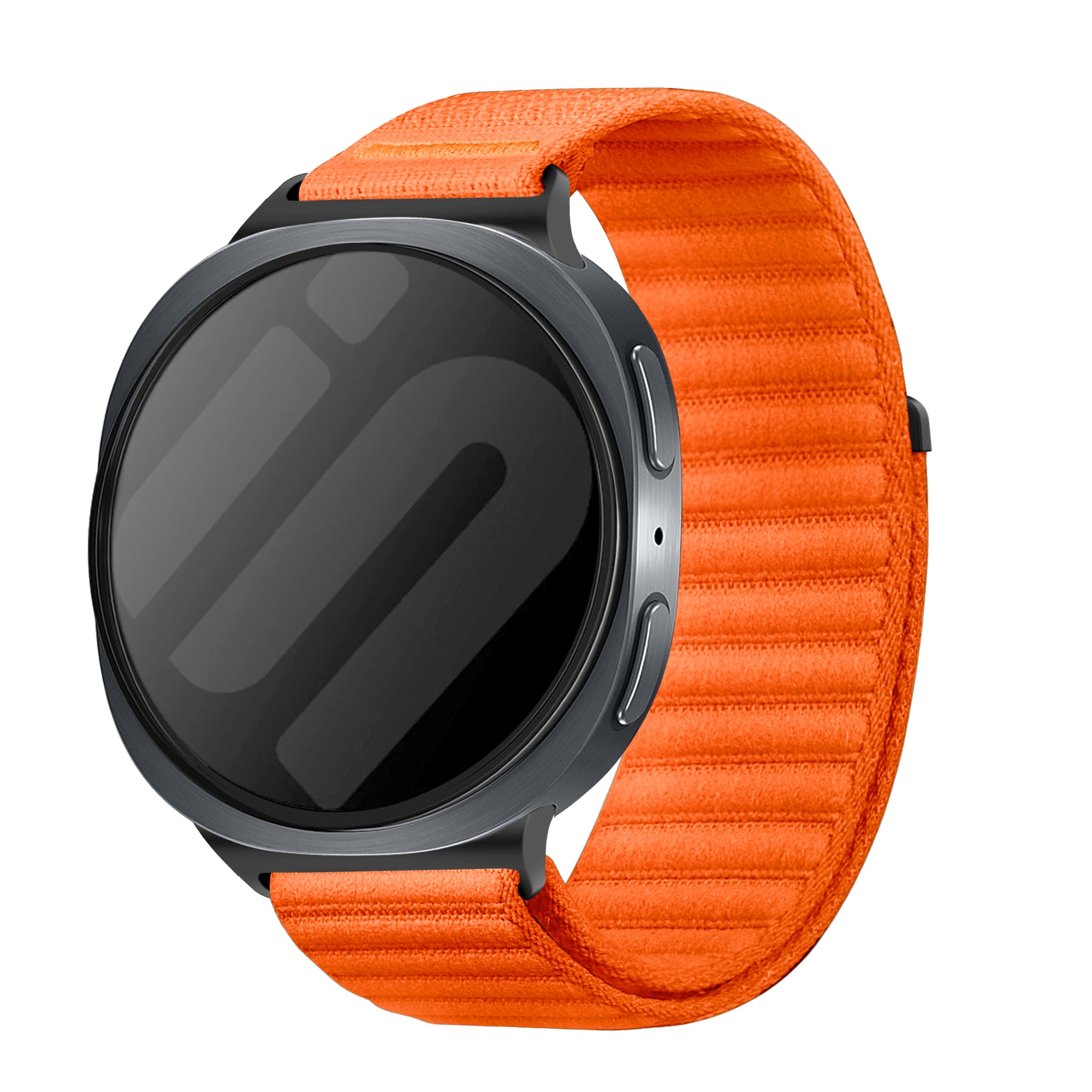 Bracelet nylon ondulé Samsung Galaxy Watch 9 - 44mm (orange)