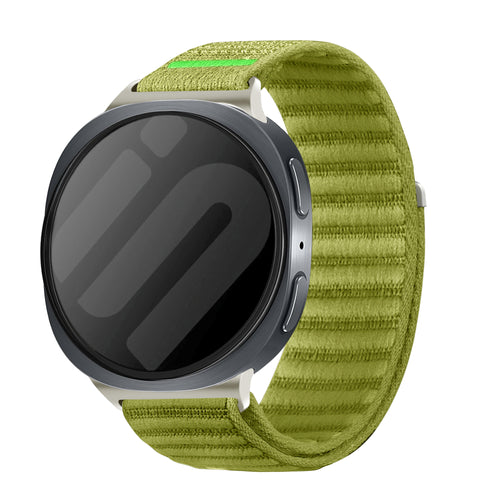 Samsung Galaxy Watch 9 - 40mm Wave Nylon Strap (Field Green)