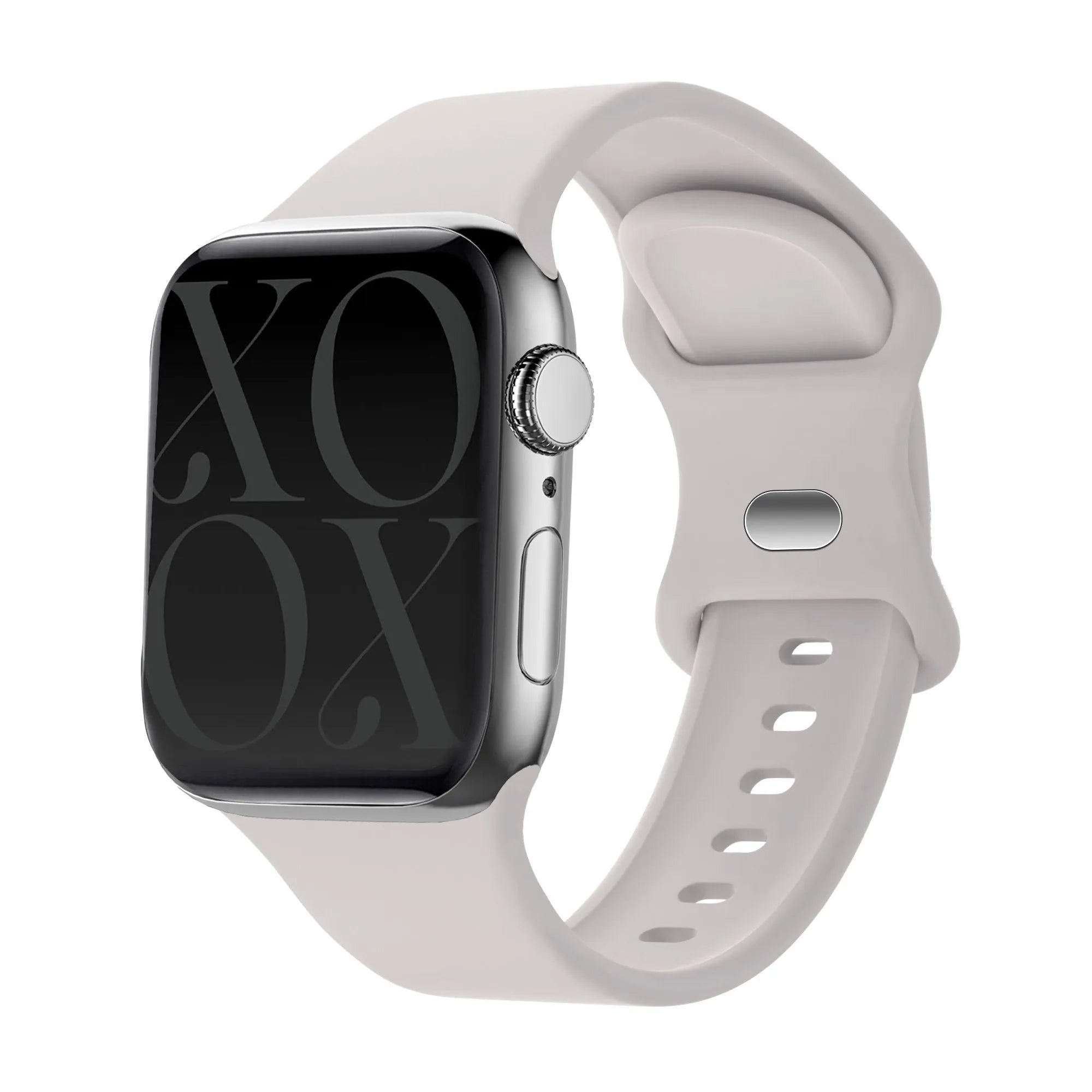 Bracelet en silicone xoxo Wildhearts Apple Watch (lumière stellaire)