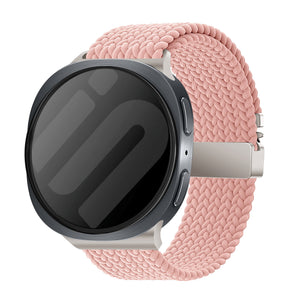 Samsung Galaxy Watch 9 - 40mm Braided Strap P-Buckle (Pink)