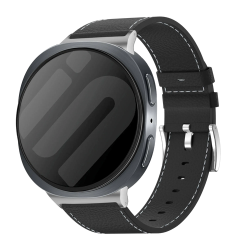 Samsung Galaxy Watch 8 Classic Leather Grain Strap (Black)