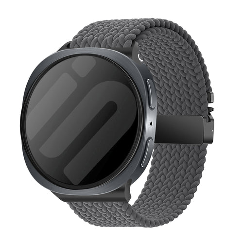 Samsung Galaxy Watch 9 - 40mm Braided Strap P-Buckle (Dark Grey)
