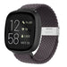 Bracelet tressé réglable Fitbit Versa 3 (gris foncé)