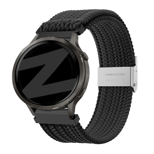 Bandz Bracelet nylon tissé Garmin Bounce 2 (noir)