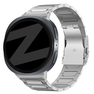 Bandz Samsung Galaxy Watch 8 - 44mm Titanium Strap 'Deluxe' (Silver)