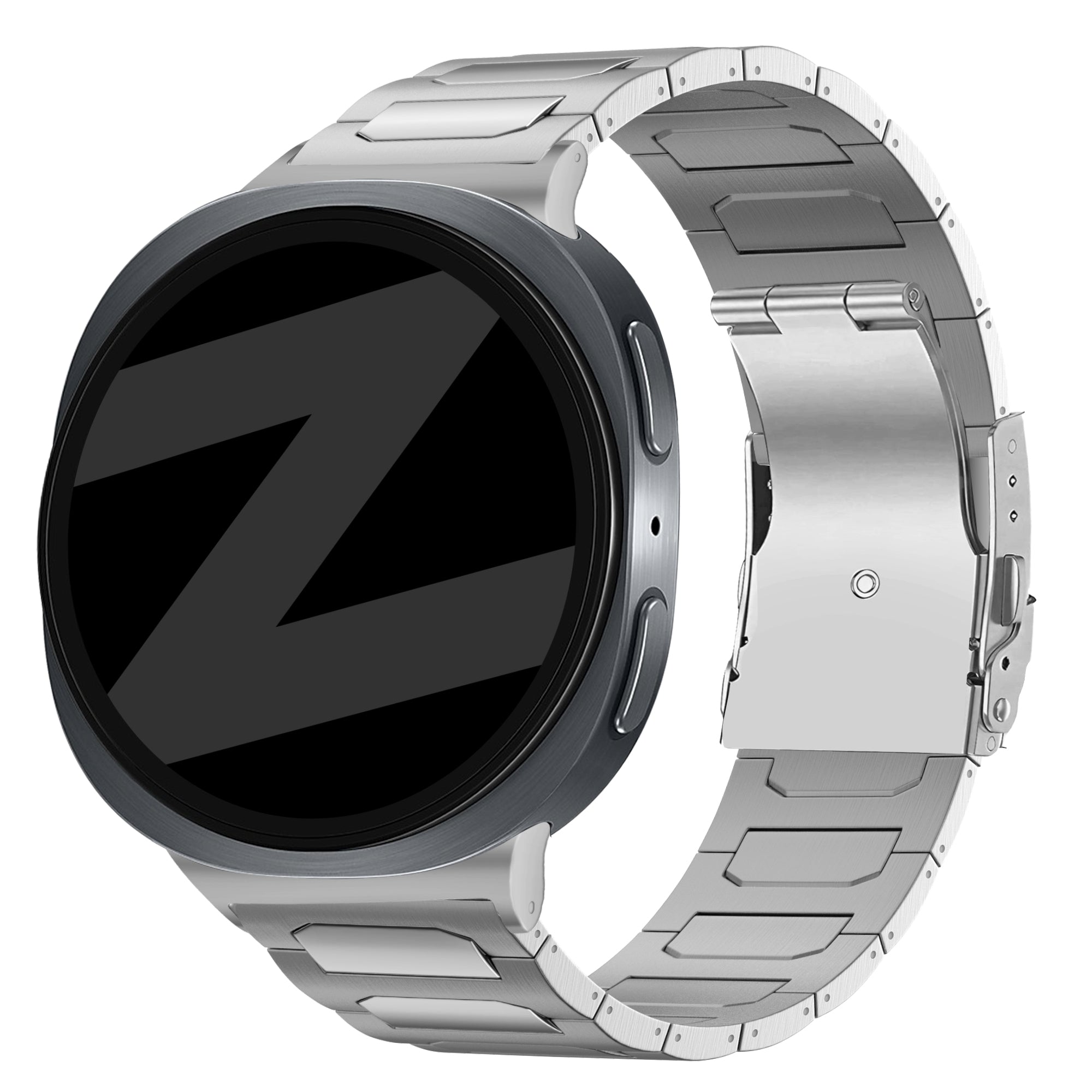 Bandz Bracelet titane 'Deluxe' Samsung Galaxy Watch 8 - 44mm (argent)
