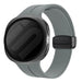 Samsung Galaxy Watch 8 - 44mm D-Buckle Silicone Strap (Dark Grey)