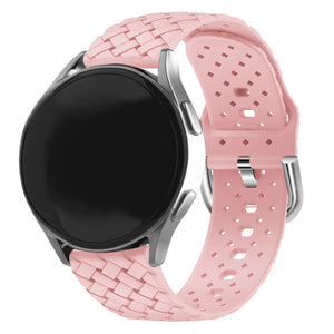 Bracelet silicone tressé Coros Pace 2 (rose)