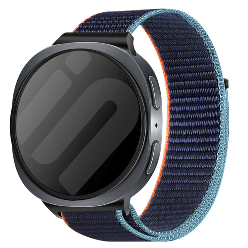Samsung Galaxy Watch 9 - 40mm Nylon Strap (Dark Blue)