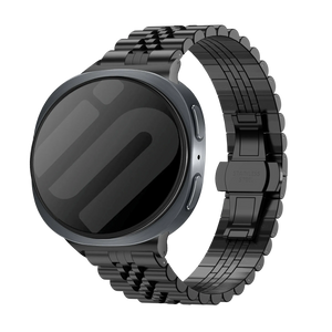Bracelet acier Jubilee Samsung Galaxy Watch 8 Classic (noir)