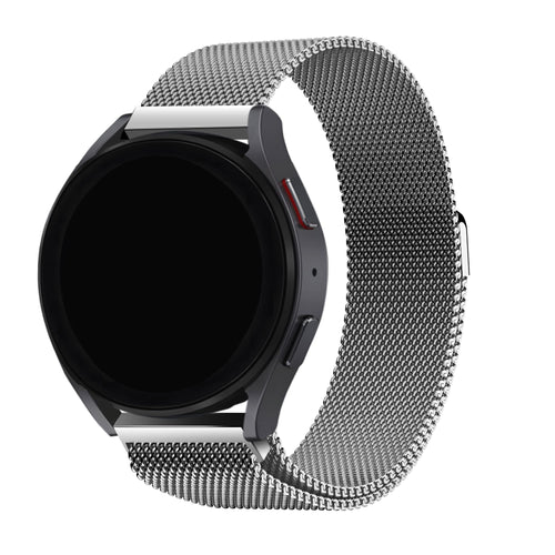 BALR Samsung Galaxy Watch Active Milanese Strap (Silver)