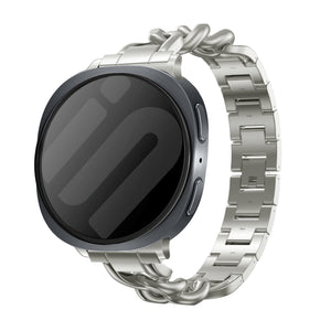 Samsung Galaxy Watch 9 - 44mm Steel Chain Strap (Starlight)