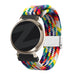 Bandz Bracelet nylon tissé Pebble Round 2 - 14mm (arc-en-ciel)