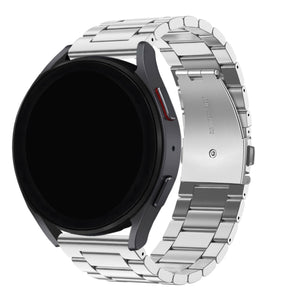 BALR Samsung Galaxy Watch 4 44mm Steel Link Strap (Silver)