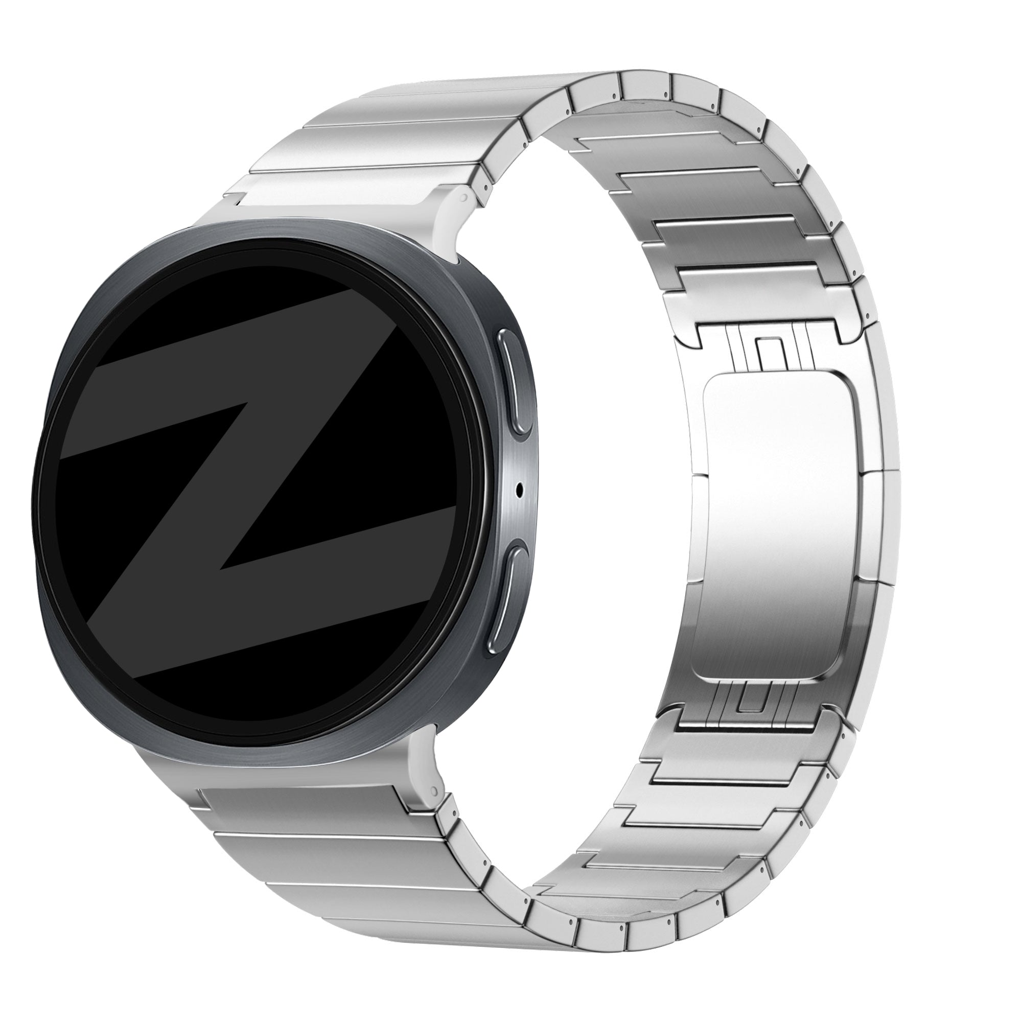 Bandz Bracelet titane 'One Bead' Samsung Galaxy Watch 8 - 44mm (argent)