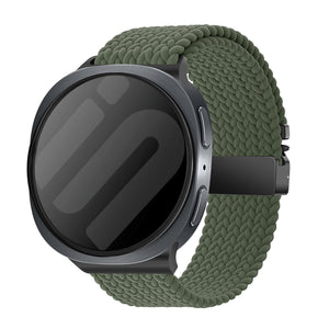 Samsung Galaxy Watch 9 - 40mm Braided Strap P-Buckle (Army Green)