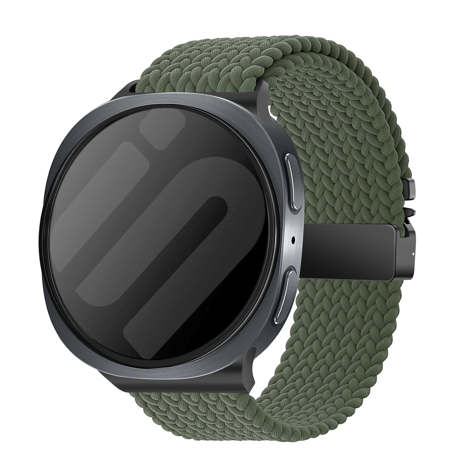 Bracelet tissu avec boucle Samsung Galaxy Watch 8 - 40mm (vert)