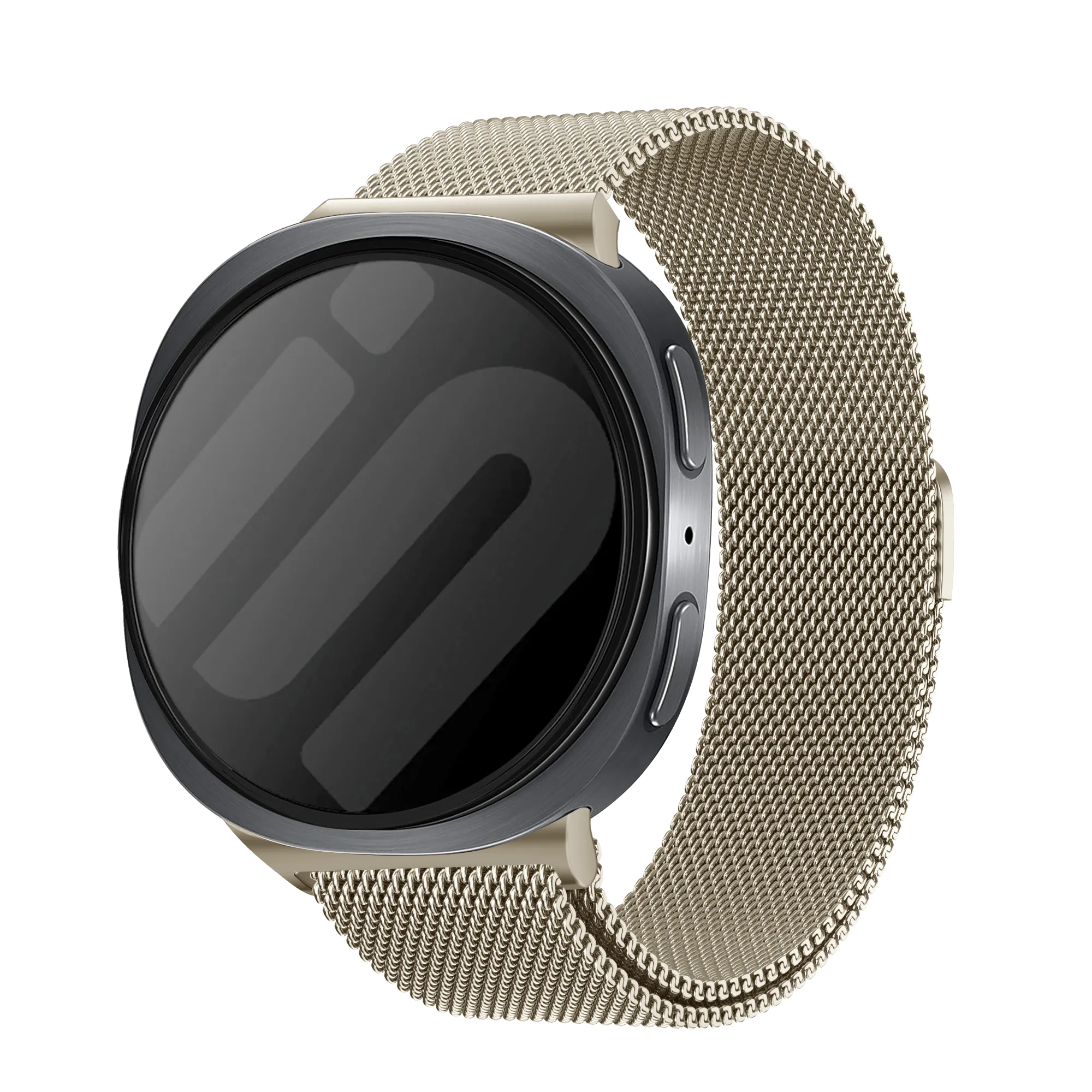 Bracelet milanais Samsung Galaxy Watch 8 Classic (retro doré)