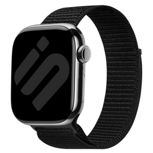 Bracelet nylon Apple Watch (noir) 