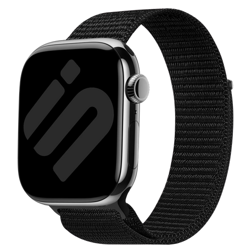 Bracelet nylon Apple Watch (noir) 
