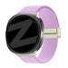 Bandz Bracelet tissé magnétique Samsung Galaxy Watch 8 Classic (lila)