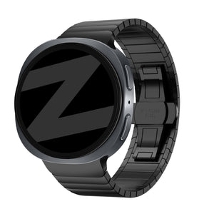 Bandz Bracelet acier 'One Bead' Samsung Galaxy Watch 8 - 44mm (noir)