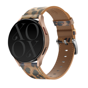 xoxo Wildhearts Bracelet cuir Samsung Galaxy Watch 7 - 40mm (léopard)