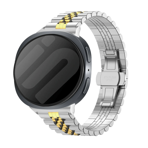 Samsung Galaxy Watch 8 - 40mm Jubilee Steel Strap (Silver/Gold)
