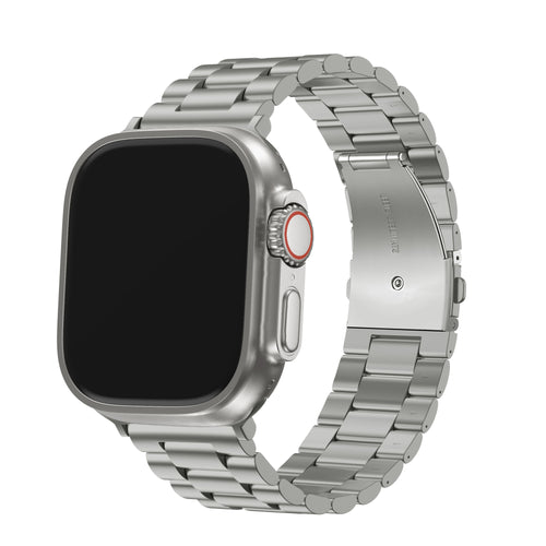 Titanium Strap, on a watch, 3/4 front view
