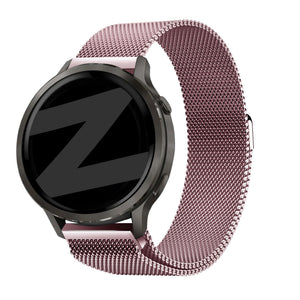 Bandz Garmin Venu 4 - 41mm Milanese Loop Strap (Pink)