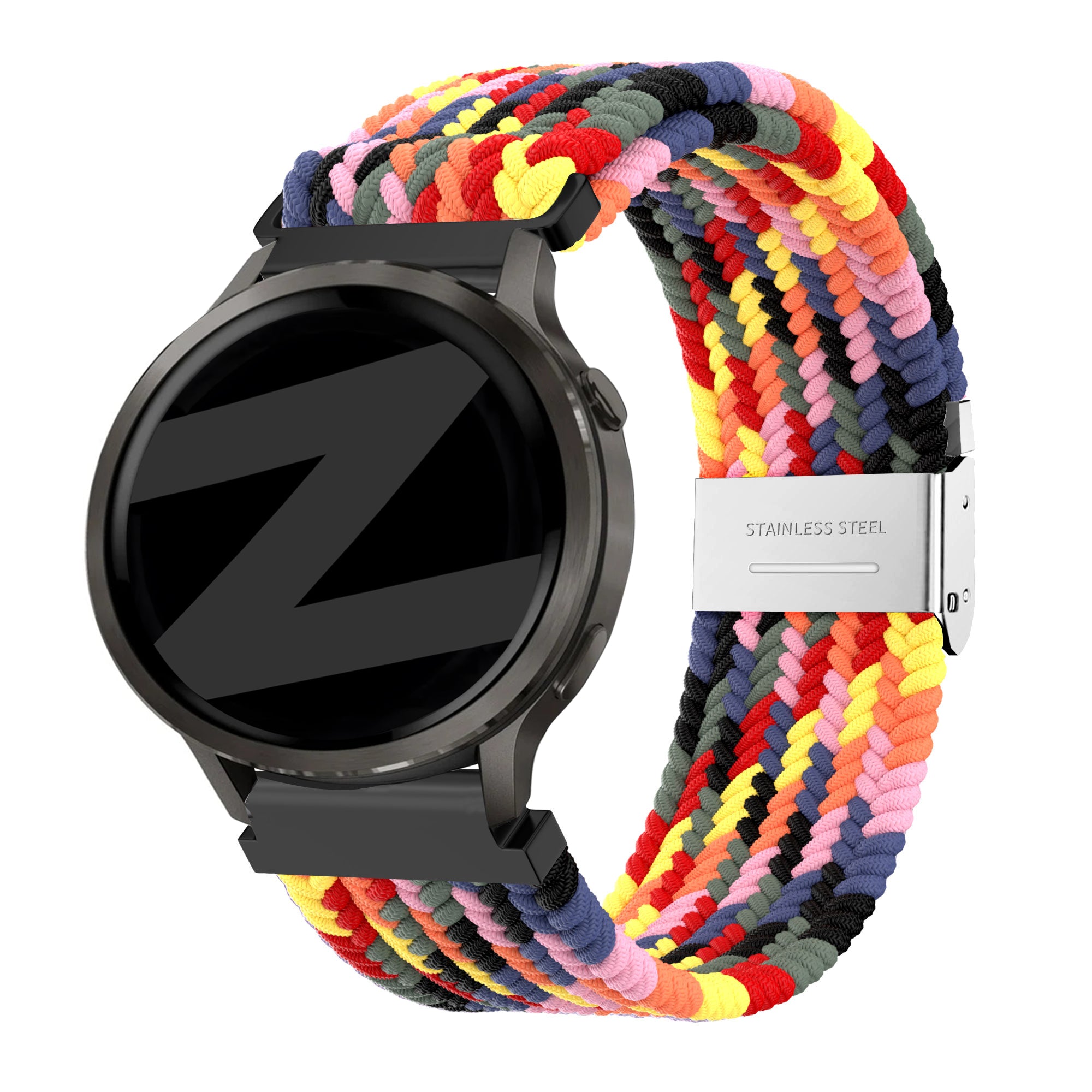 Bandz Bracelet nylon tissé Garmin Forerunner 70 (multicolore)