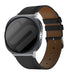 Bracelet cuir moderne Samsung Galaxy Watch 9 - 44mm (noir)