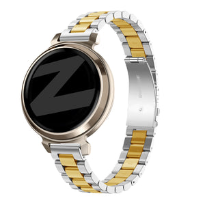 Bandz Garmin Lily 2 Steel Strap 'Classic' (Silver/Gold)