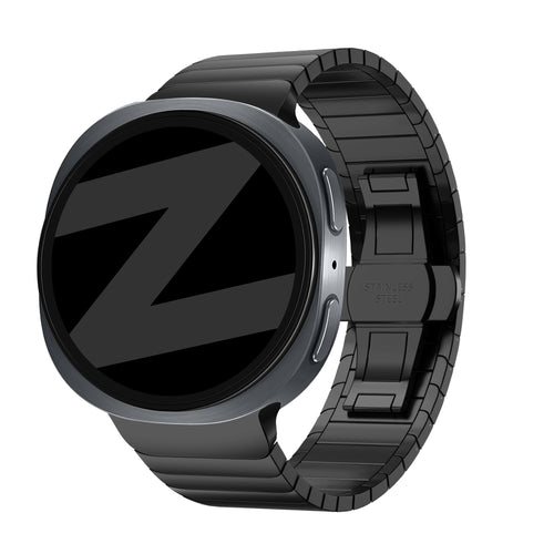 Bandz Bracelet acier 'One Bead' Samsung Galaxy Watch 9 - 44mm (noir)