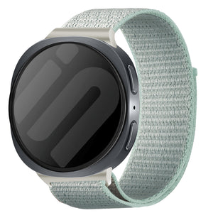 Bracelet nylon Samsung Galaxy Watch 9 - 40mm (cyan clair)