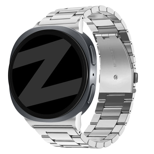 Bandz Samsung Galaxy Watch 8 - 44mm Steel Strap 'Classic' (Silver)