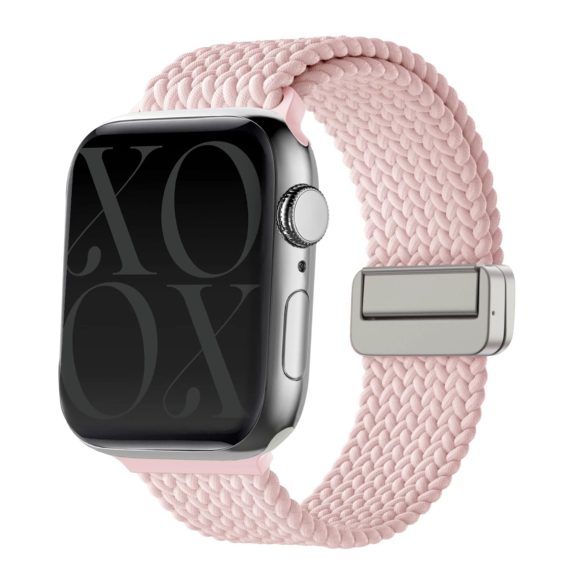Bracelet tissé xoxo Wildhearts Apple Watch (rose)