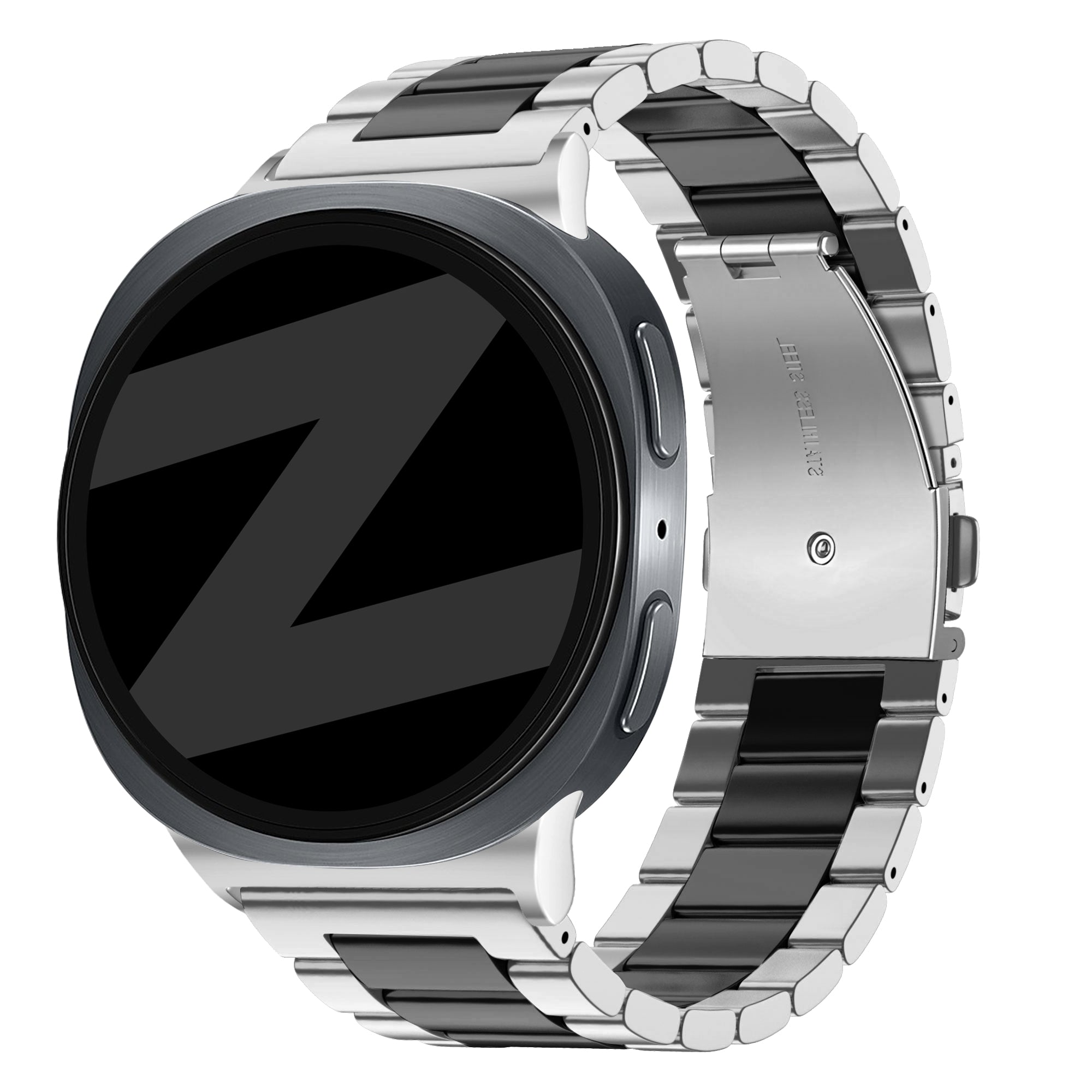 Bandz Bracelet acier 'Classic' Samsung Galaxy Watch 8 - 40mm (argent/noir)