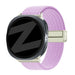 Bandz Bracelet tressé magnétique Samsung Galaxy Watch 9 - 44mm (lilas)
