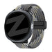 Bandz Bracelet tissé magnétique Samsung Galaxy Watch 8 - 44mm (mandala noir)