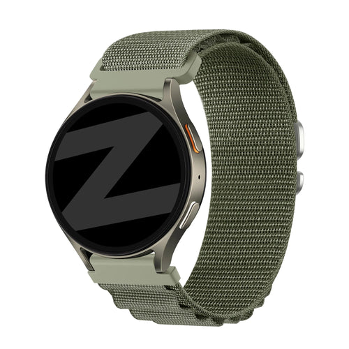 Bandz Bracelet nylon Alpine Suunto Race S (vert olive)