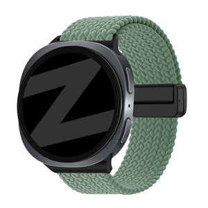 Bandz Samsung Galaxy Watch 9 - 40mm Magnetic Braided Strap (Viridian)