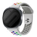 Samsung Galaxy Watch 8 - 40mm Sport Strap (White/Colourful)